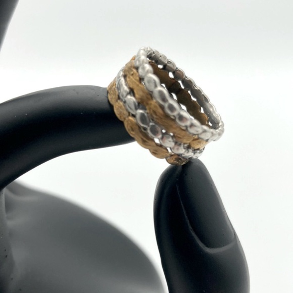 Silpada Stacked Metals Ring - Size 6 1/4